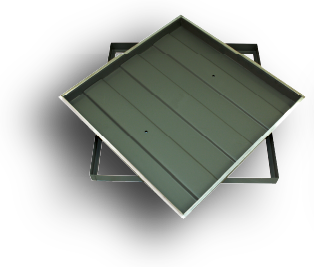 Tapa cámara reforzada std - filete acero inox